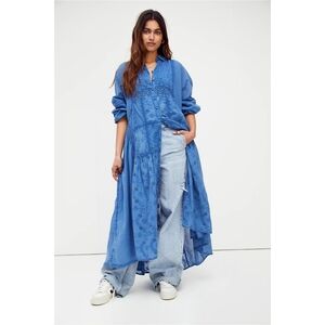 Free People The Adventuring Midi Dress Nwot